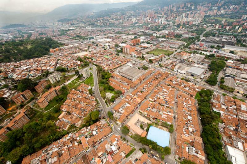 Panoramica de la Ciudad de Medellin, Antioquia, Co...