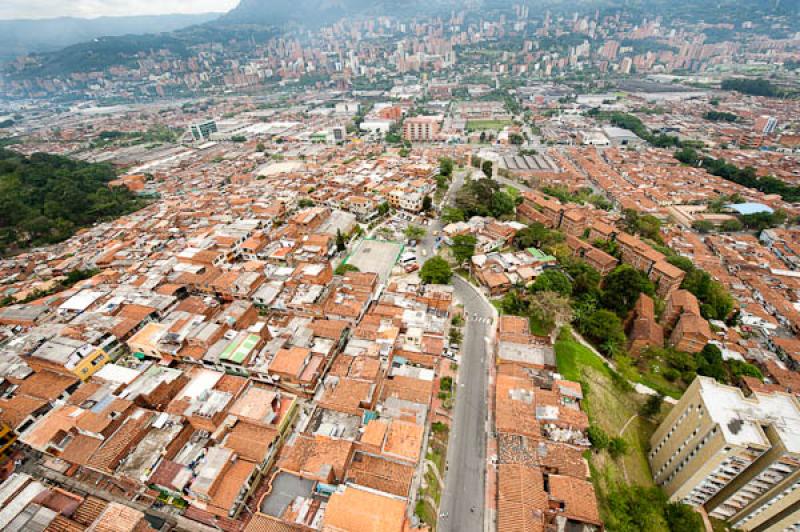 Panoramica de la Ciudad de Medellin, Antioquia, Co...