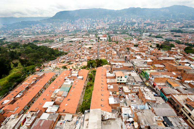 Panoramica de la Ciudad de Medellin, Antioquia, Co...