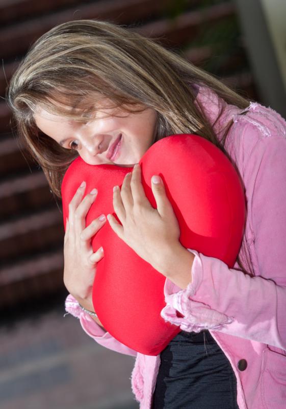 Niña con Corazon