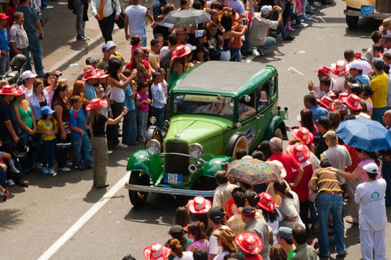 Desfile Autos Clasicos, Feria de las Flores, Medel...