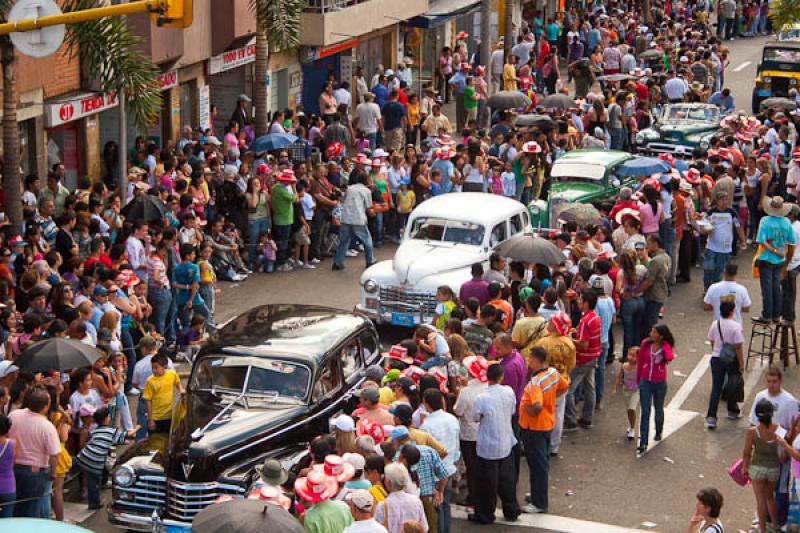 Desfile Autos Clasicos, Feria de las Flores, Medel...