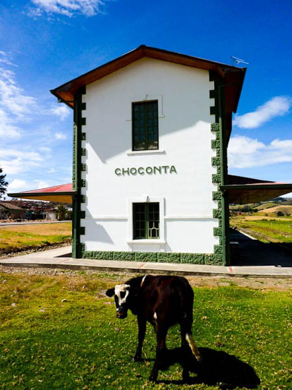 Estacion del Ferrocarril, Choconta, Provincia de l...