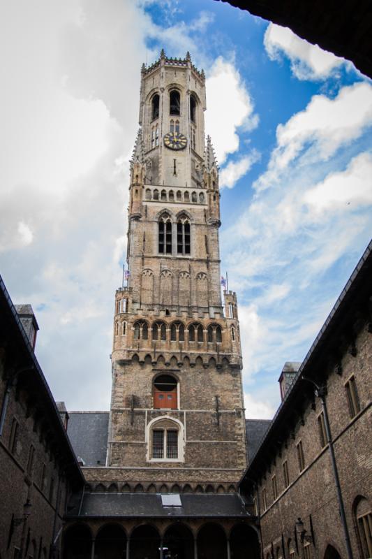 Campanario de Belfort, Brujas, Belgica, Brucelas, ...