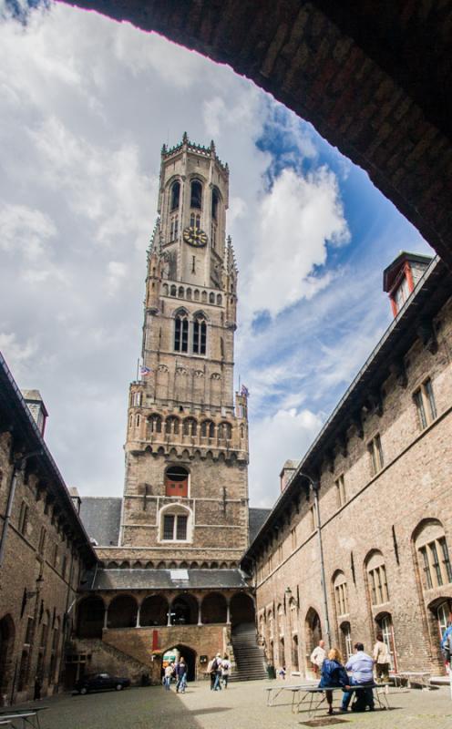 Campanario de Belfort, Brujas, Belgica, Brucelas, ...