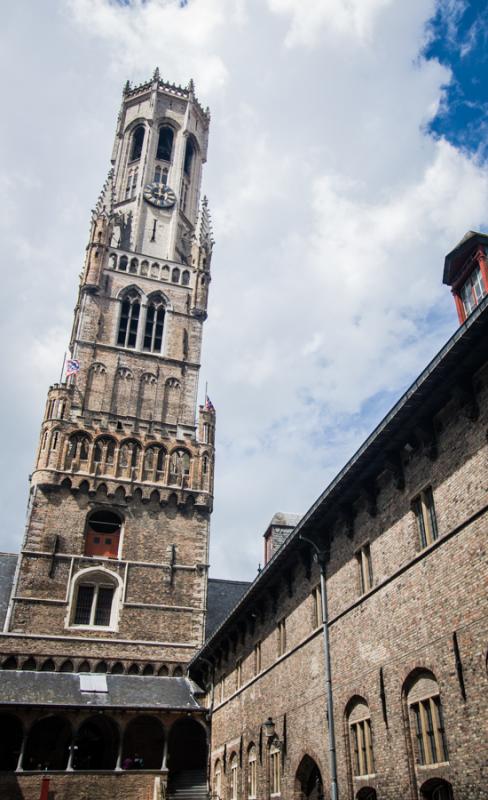 Campanario de Belfort, Brujas, Belgica, Brucelas, ...