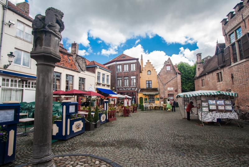 Flandes Occidental, Brujas, Belgica, Brucelas, Eur...