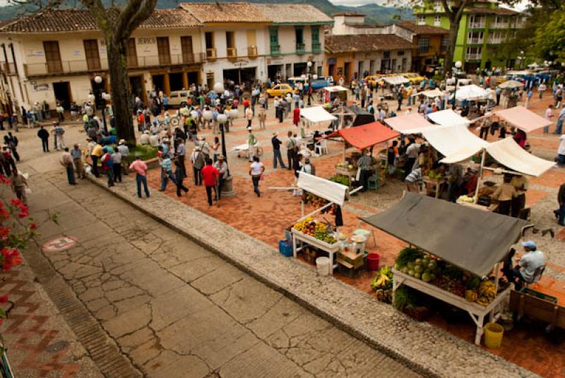 Parque Principal, Jerico, Suroeste AntioqueÃ±o, ...