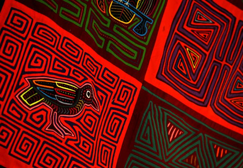 Molas Artesanales, Ciudad de Panama, Panama, Ameri...