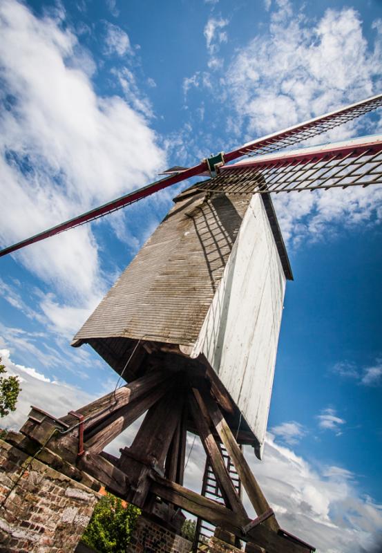 Molino de Viento, Brujas, Belgica, Brucelas, Europ...