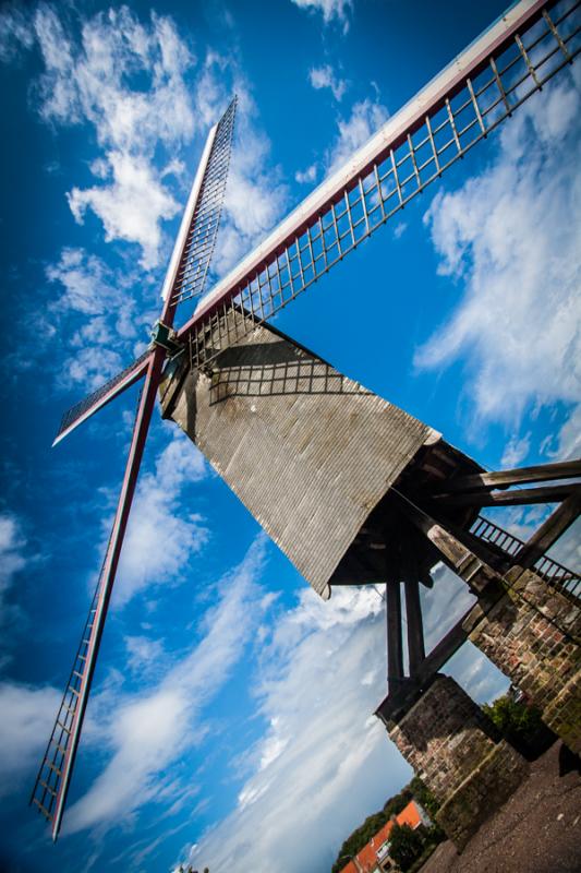 Molino de Viento, Brujas, Belgica, Brucelas, Europ...