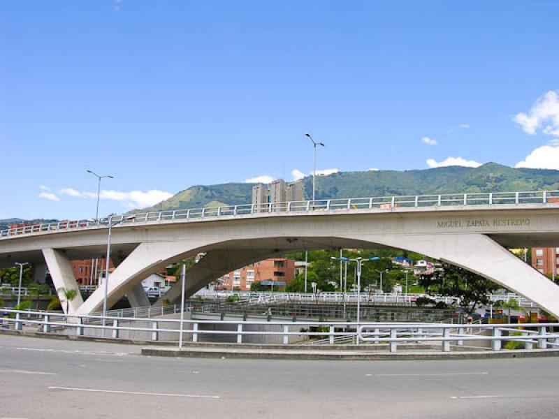 Puente Miguel Zapata Restrepo, La Aguacatala, Mede...