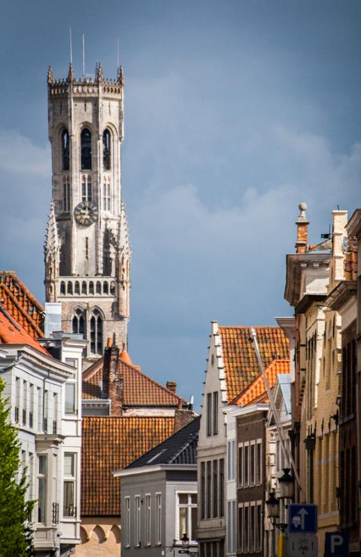 Campanario de Belfort, Brujas, Belgica, Brucelas, ...