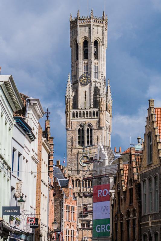 Campanario de Belfort, Brujas, Belgica, Brucelas, ...