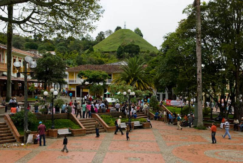 Parque Principal, Jerico, Suroeste AntioqueÃ±o, ...