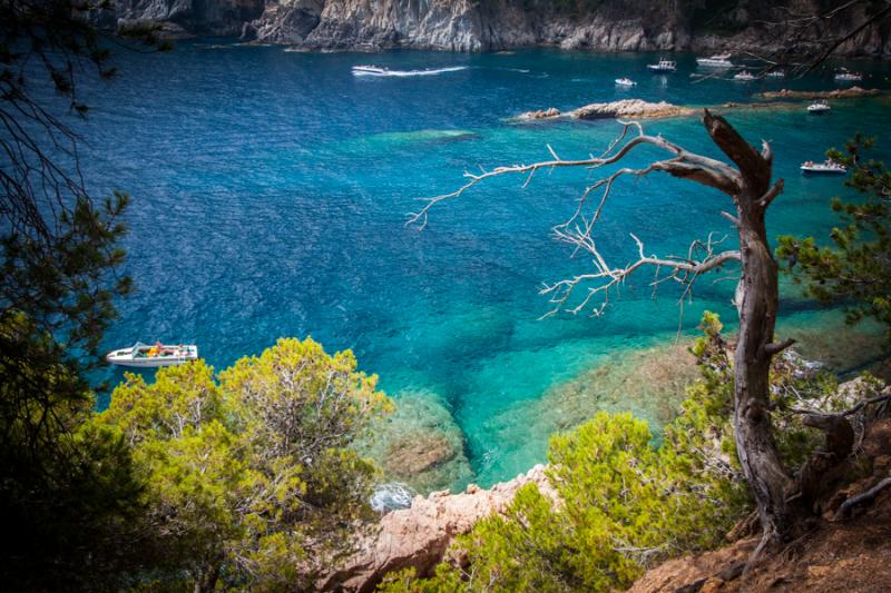 Playa de Cala, Costa Brava, Girona, Cataluña, Esp...