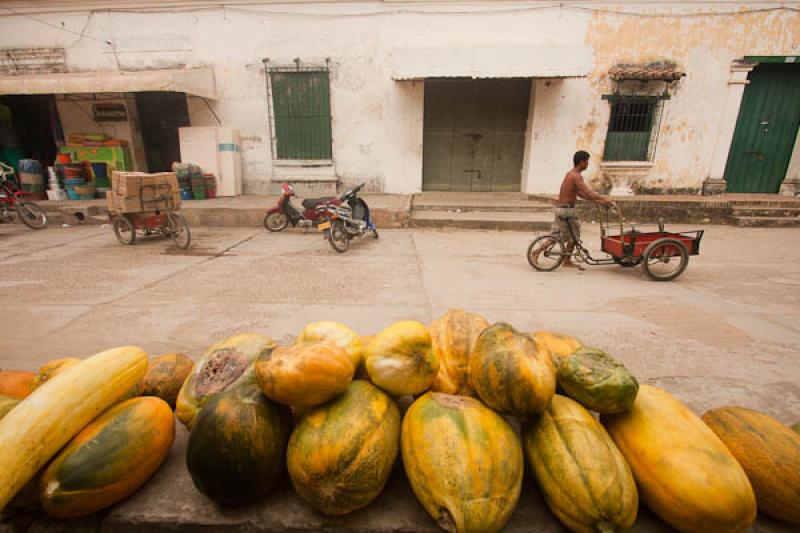 Mercado de Santa Cruz de Mompox, Mompos, Bolivar, ...