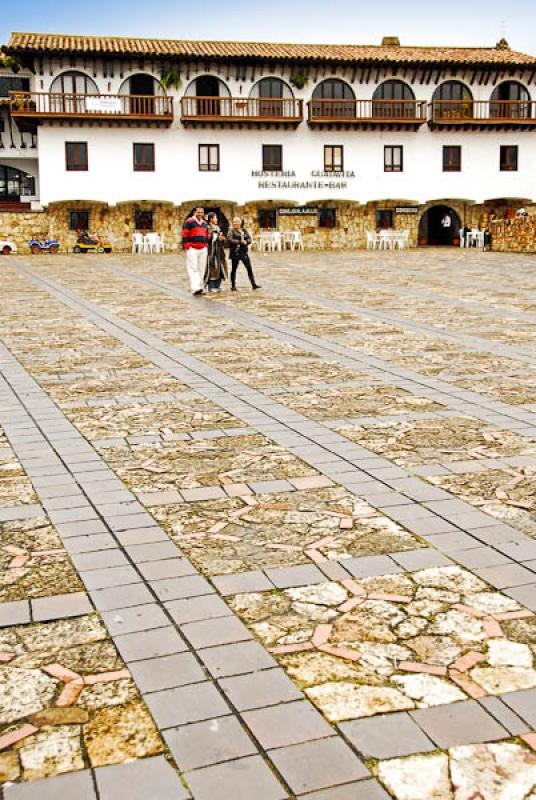 Plaza Civica, Guatavita, Guavio, Cundinamarca, Col...