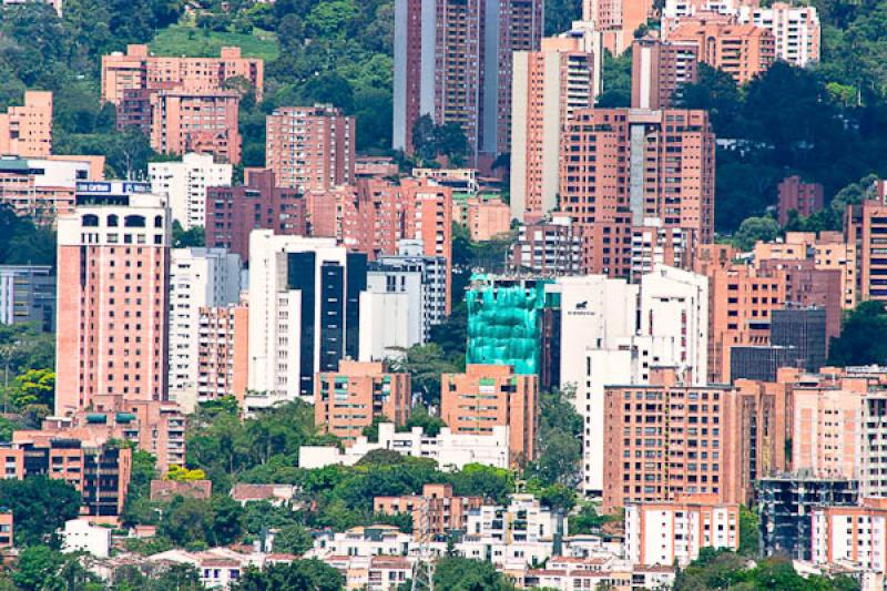 Panoramica de la Ciudad de Medellin, Antioquia, Co...