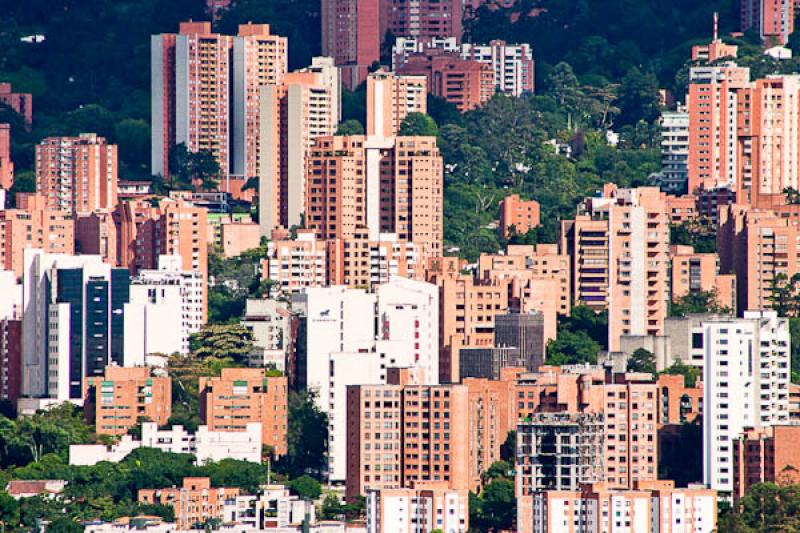 Panoramica de la Ciudad de Medellin, Antioquia, Co...