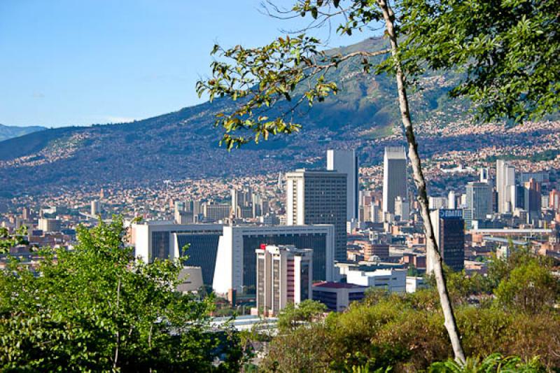 Panoramica de la Ciudad de Medellin, Antioquia, Co...