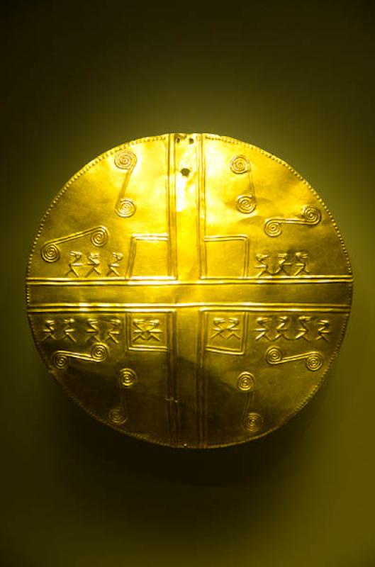 Pectoral Oro, Museo del Oro, Bogota, Cundinamarca,...