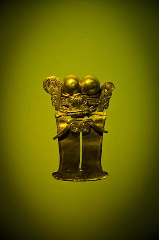 Pectoral Oro, Museo del Oro, Bogota, Cundinamarca,...