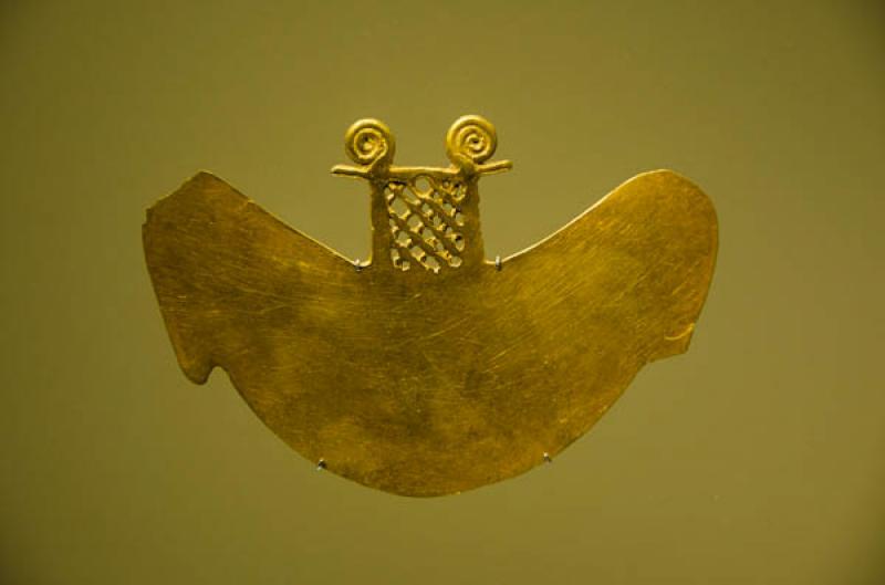 Pectoral Oro, Museo del Oro, Bogota, Cundinamarca,...