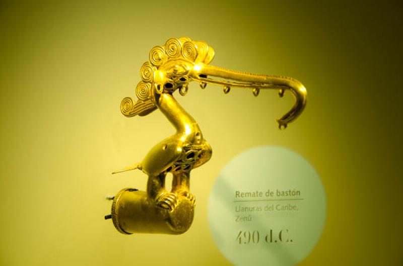 Remate de Baston, Museo del Oro, Bogota, Cundinama...