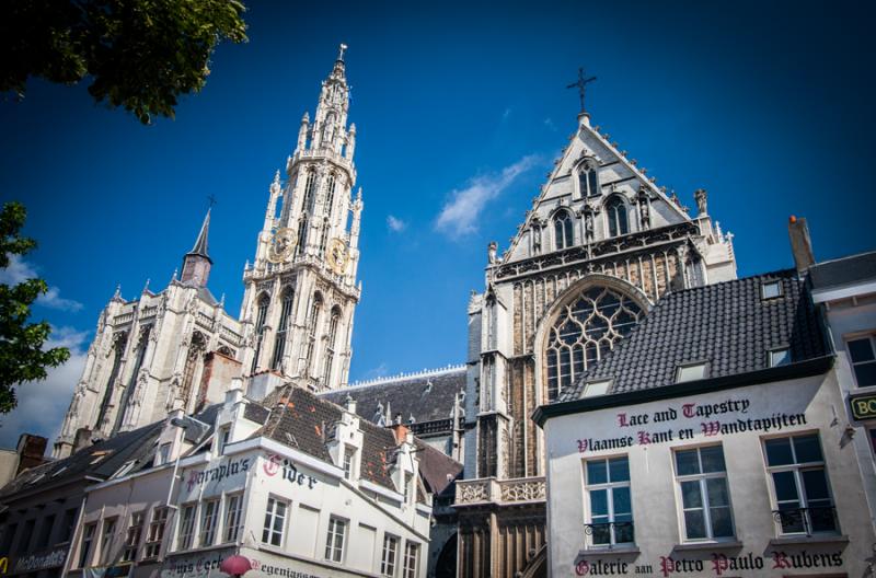 Catedral de Nuestra Señora, Amberes, Belgica, Bru...