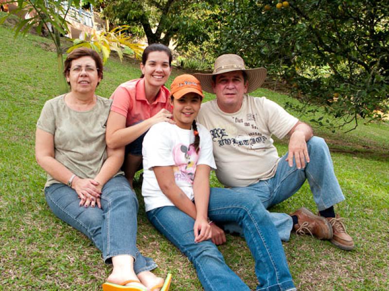 Familia en el Campo