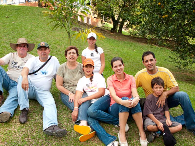 Familia en el Campo