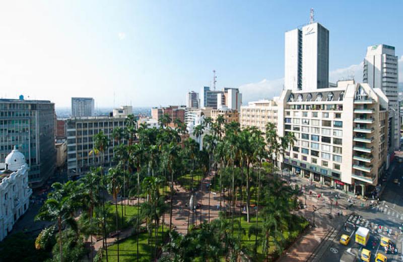 Plaza de Caicedo, Cali, Santiago de Cali, Valle de...