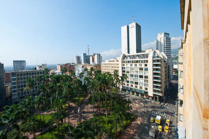 Plaza de Caicedo, Cali, Santiago de Cali, Valle de...