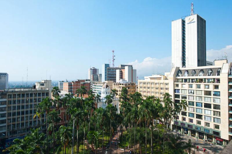 Plaza de Caicedo, Cali, Santiago de Cali, Valle de...