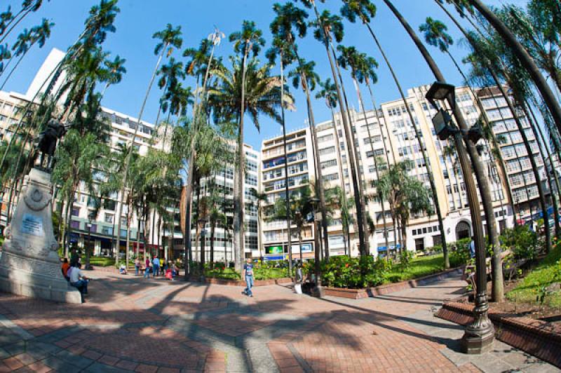 Plaza de Caicedo, Cali, Santiago de Cali, Valle de...