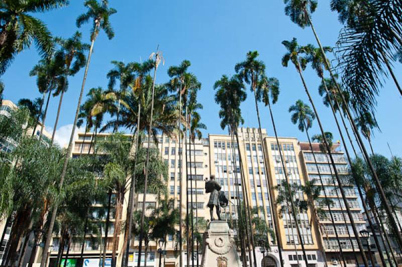 Plaza de Caicedo, Cali, Santiago de Cali, Valle de...