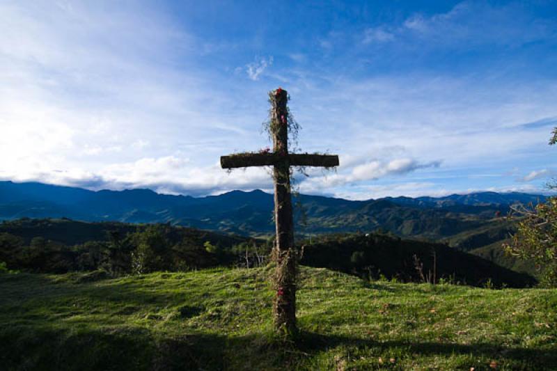 Paisaje de Silvia, Cauca, Popayan, Colombia