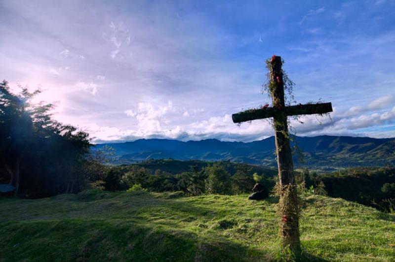 Paisaje de Silvia, Cauca, Popayan, Colombia