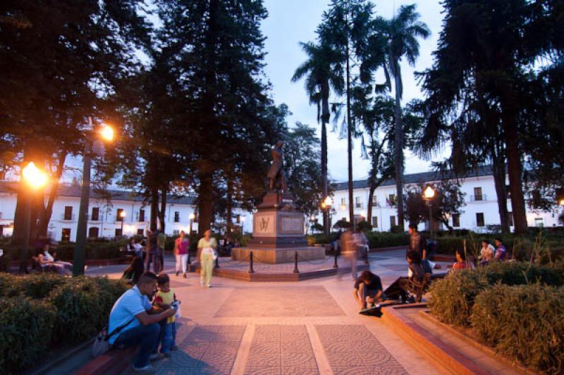 Parque de Caldas, Popayan, Cauca, Colombia