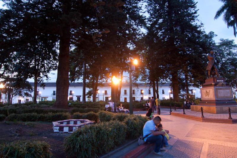 Parque de Caldas, Popayan, Cauca, Colombia