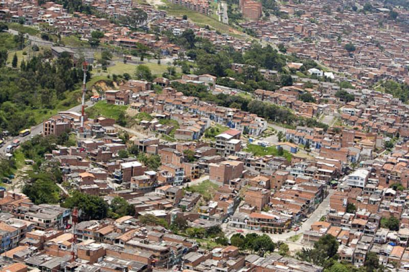 Panoramica de la Ciudad de Medellin, Antioquia, Co...