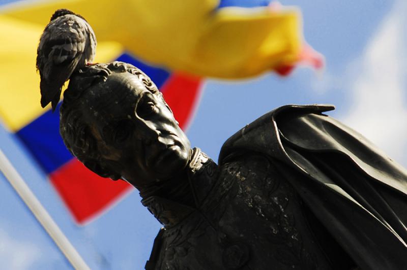 Monumento a Simon Bolivar, La Candelaria, Bogota, ...