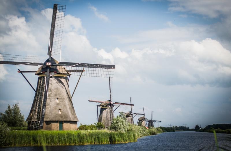 Molinos de Viento del Canal del Sur, Rotterdam, Ho...