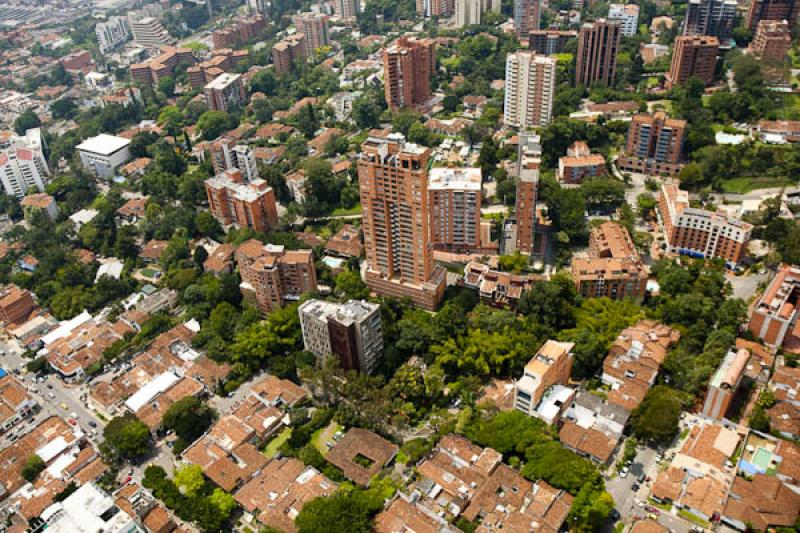 Panoramica del El Poblado, Medellin, Antioquia, Co...