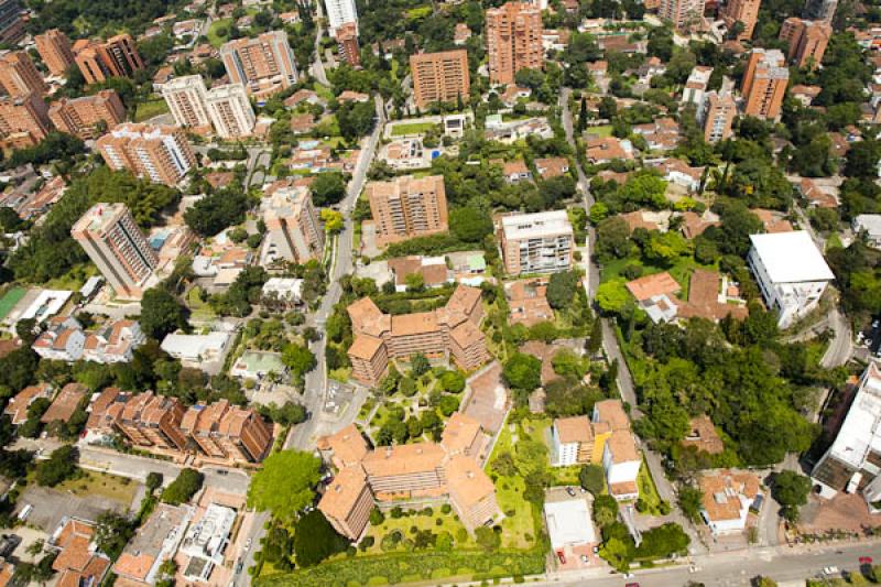 Panoramica del El Poblado, Medellin, Antioquia, Co...