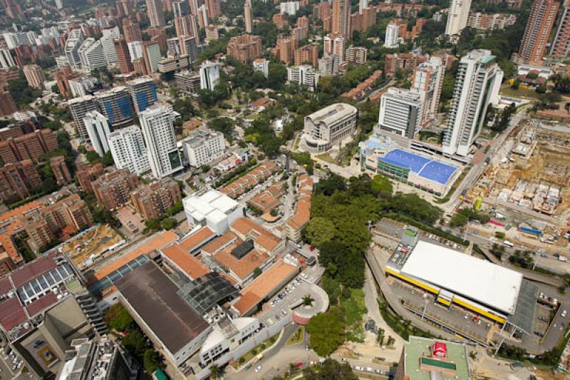 Panoramica del El Poblado, Medellin, Antioquia, Co...