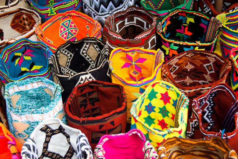 Mochilas Wayuu, Cartagena, Bolivar, Colombia