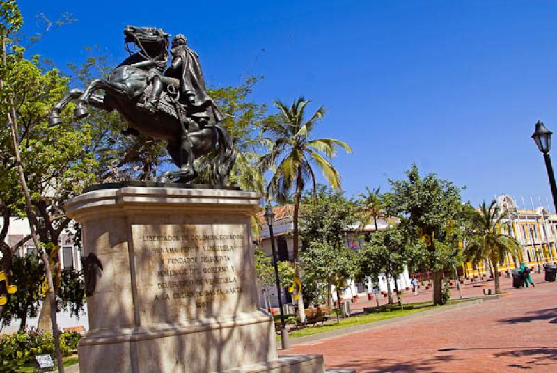 Monumento a Simon Bolivar, Santa Marta, Magdalena,...