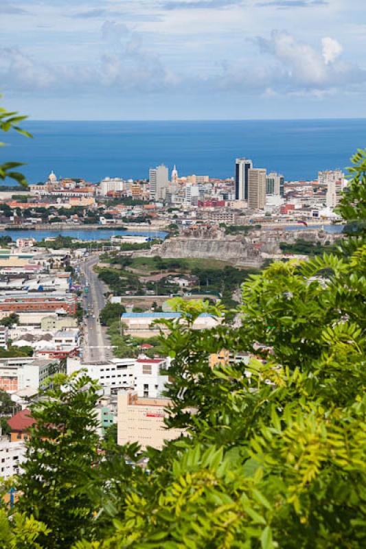 Panoramica de la Ciudad de Cartagena, Bolivar, Col...